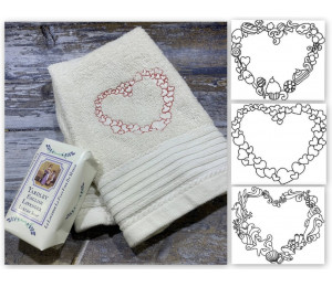 ADVENTSKALENDER 15. Dezember - Stickserie Sweet Magic Herzen